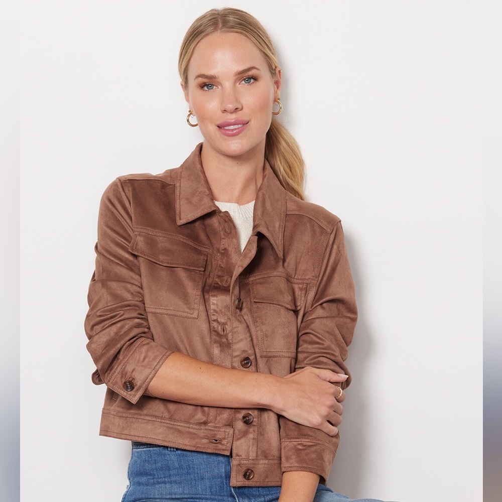 Evereve Romy Jacket in Chestnut Size Small